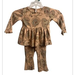 Disney Baby Bambi Ribbed Set 2piece Infant girls 6/9 months